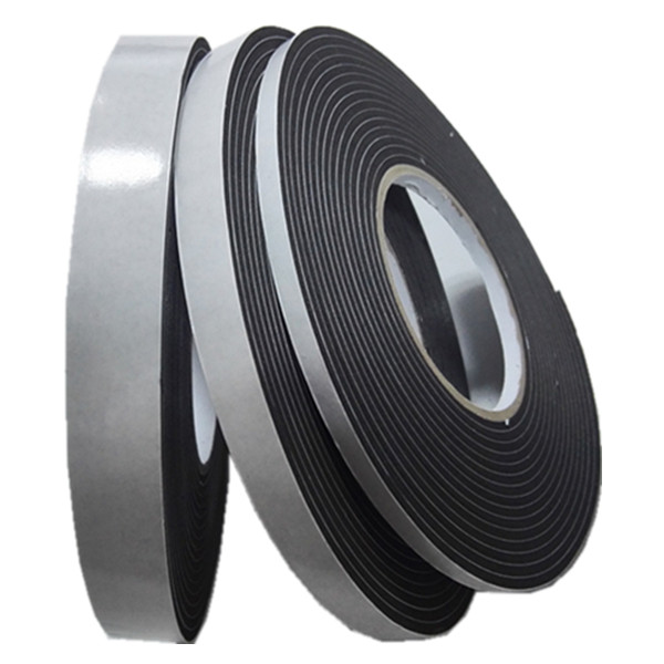 Soft black double side door and window sealing strip