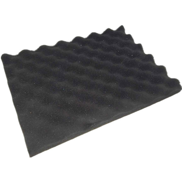 Wave crest sponge sound-absorbing material