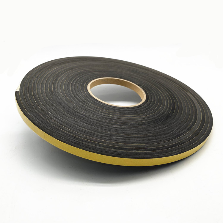 Single Sided Adhesive HVAC Sealing EVA Foam Tape with Yellow Release Paper