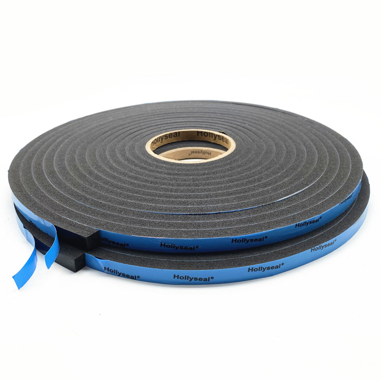 High Density Blue Film PVC Foam Glazing Tape Skylight System Double Sided Strip